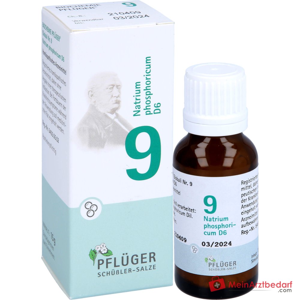 BIOCHEMIE FAMILIALE No 9 Natrium phosphoricum D6 médicament homéopathique
