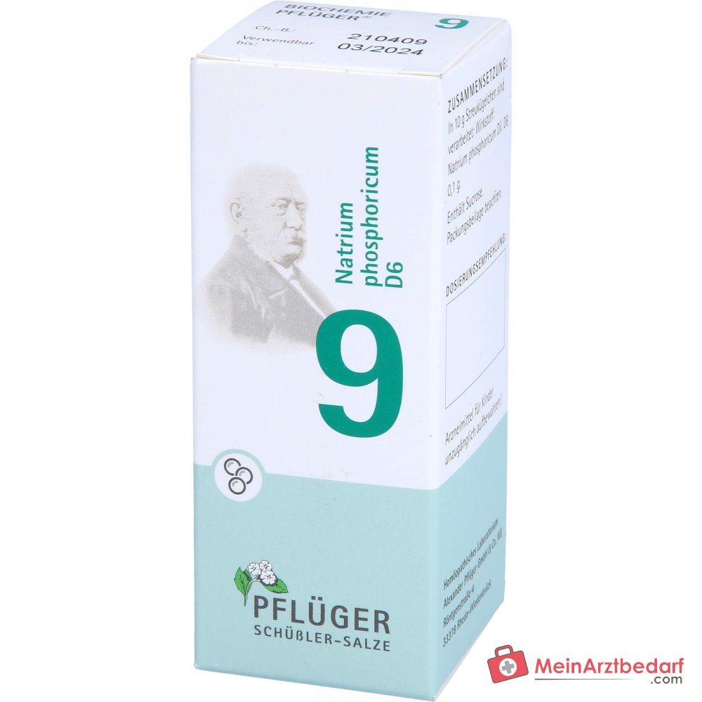 BIOCHEMIE FAMILIALE No 9 Natrium phosphoricum D6 médicament homéopathique