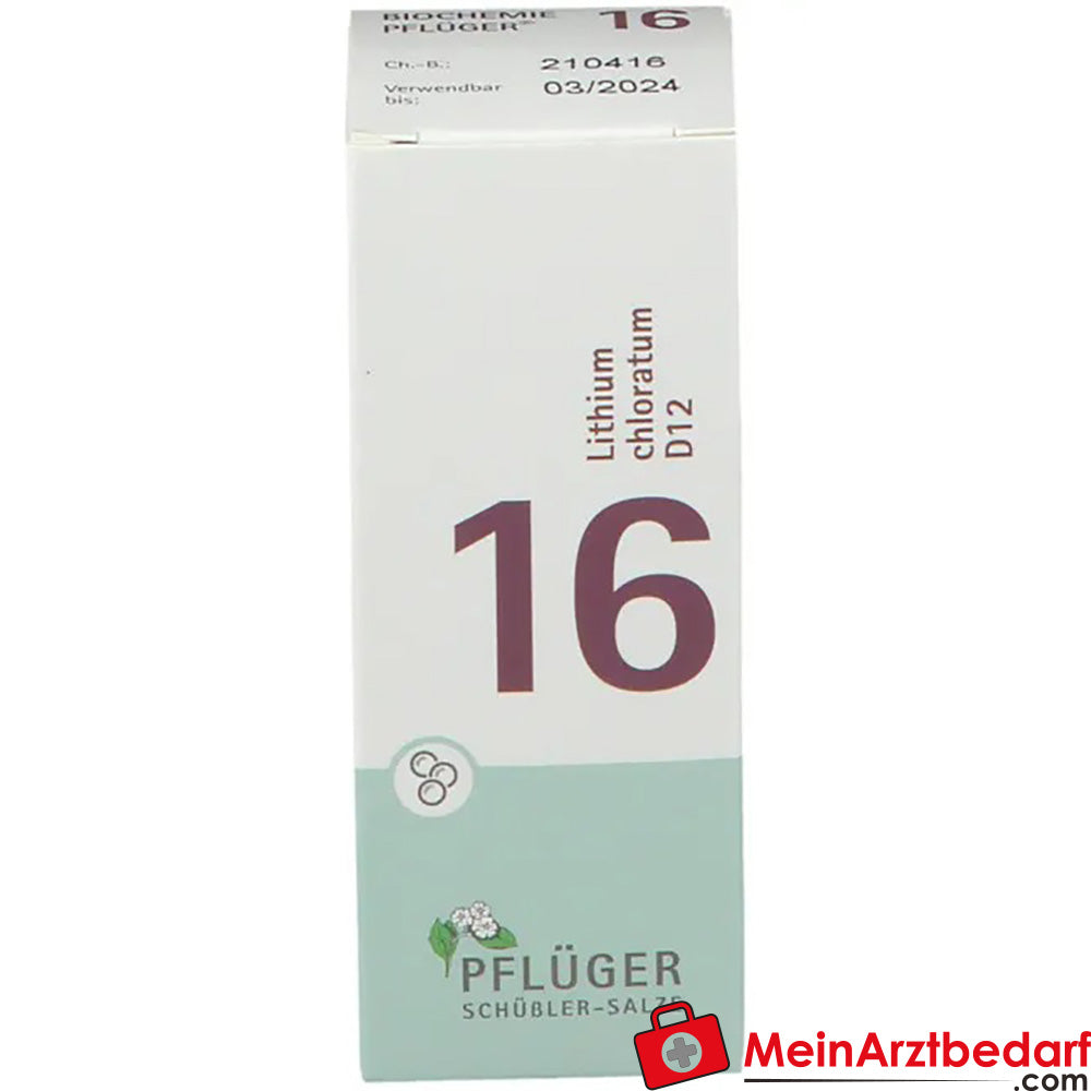 BIOCHEMIE PFLÜGER® Nr. 16 Lithium chloratum D12.