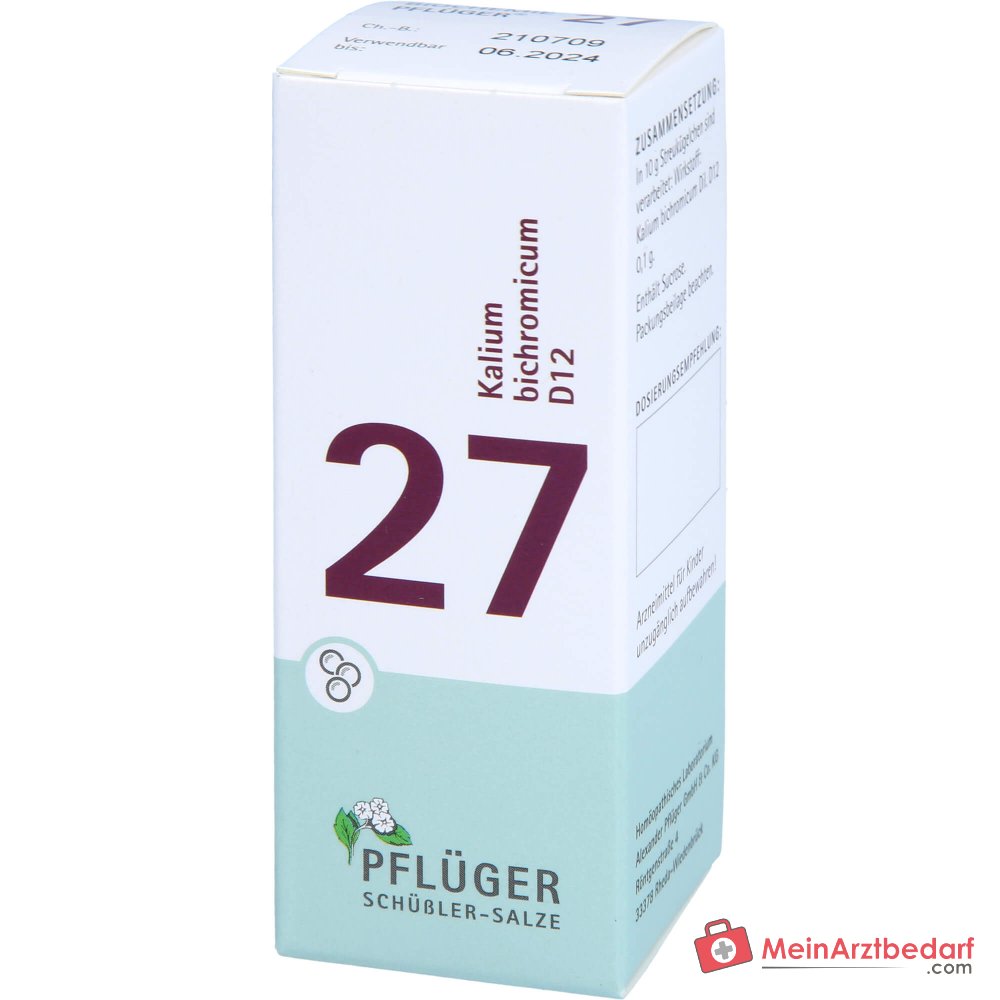 Biochemie Pflüger Globuli Nr. 27 Kalium bichromicum D12 korrels, 15 g