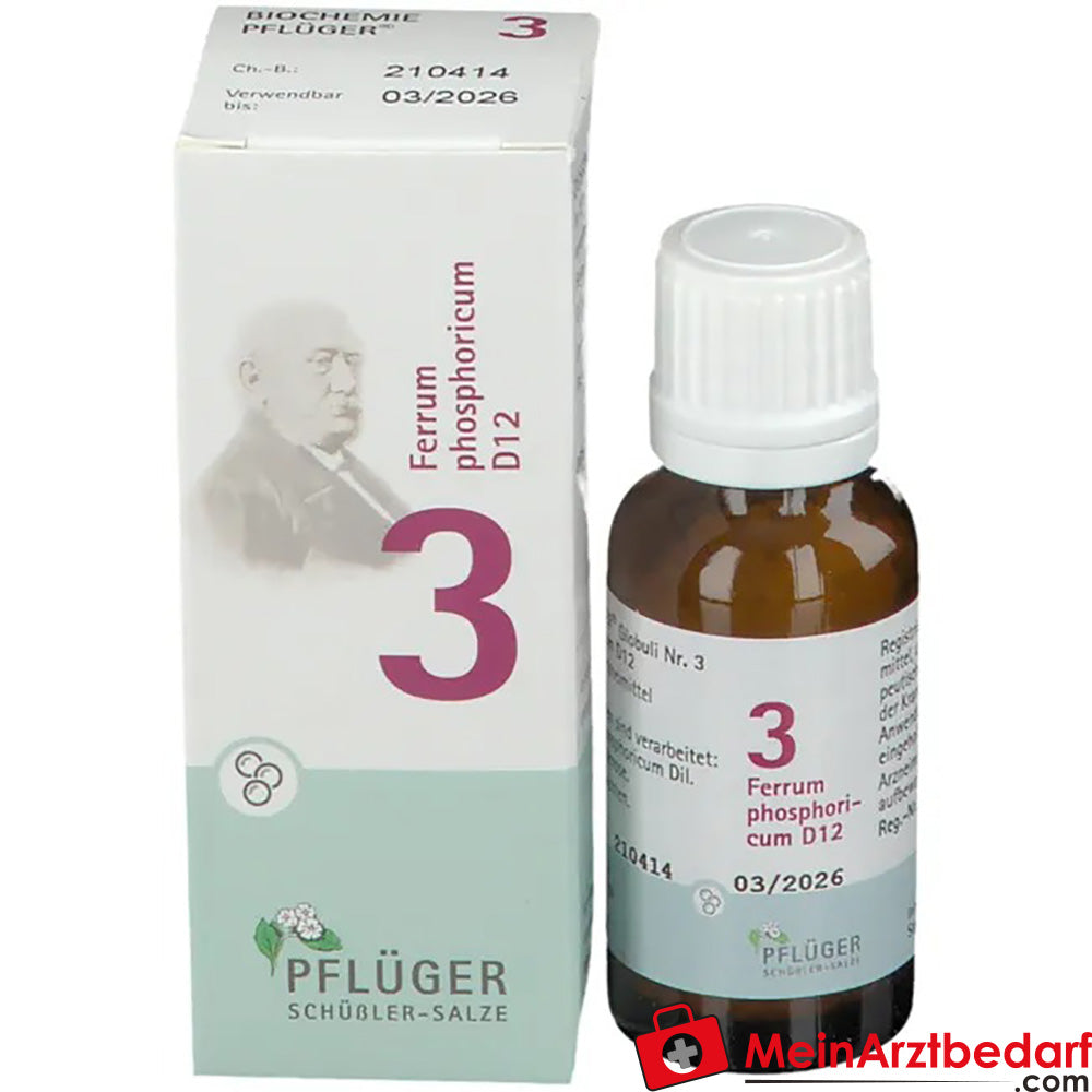 BIOCHEMIE PFLÜGER Nr. 3 Ferrum phosphoricum D12.