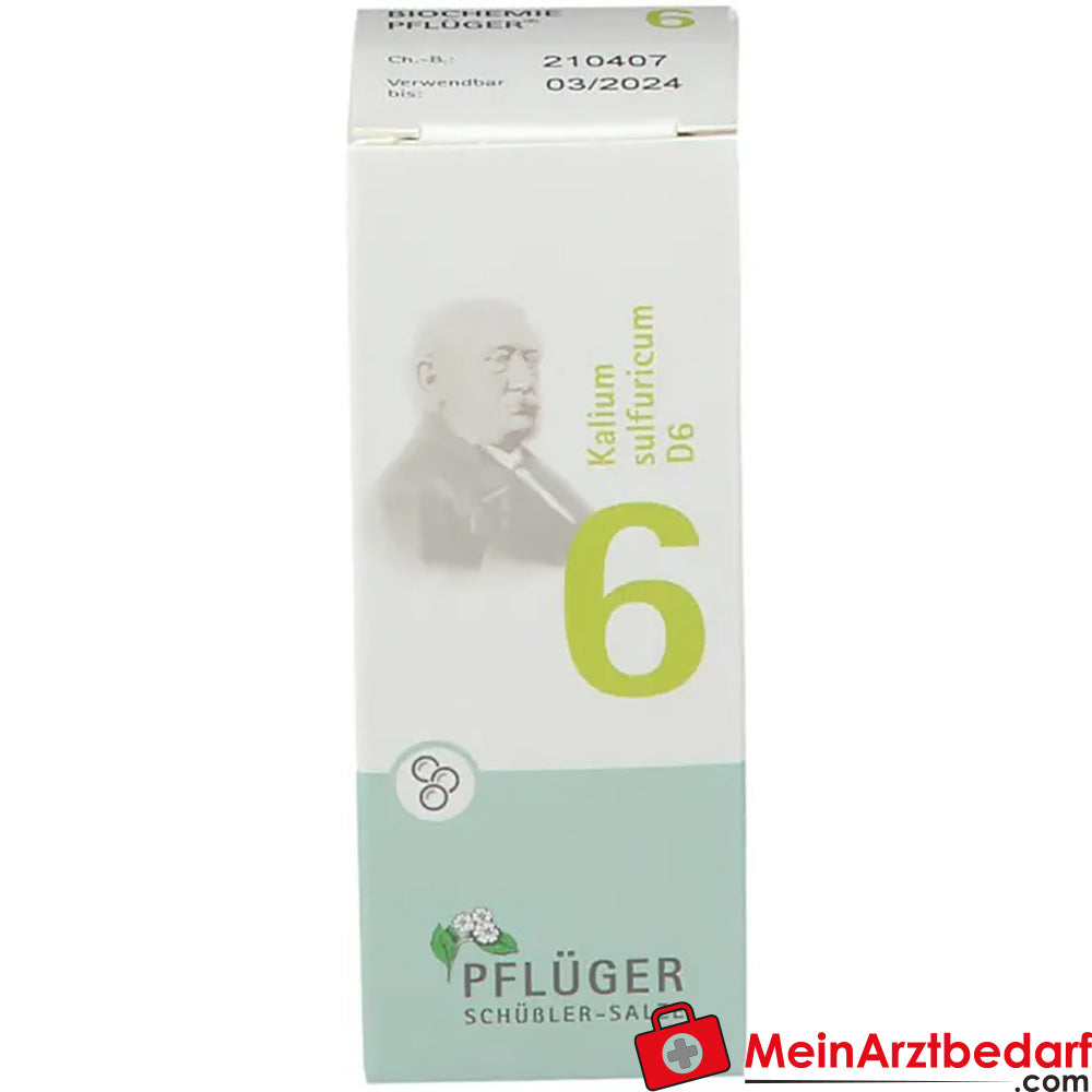 BIOCHEMIE PFLÜGER® Nr. 6 Kalium sulfuricum D 6.