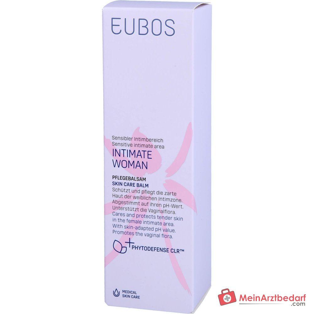 Eubos Intimate Woman Pflegebalsam Panthenol / Aloe Vera / Jojobaöl / Hamamelis Balsam, 125 ml.