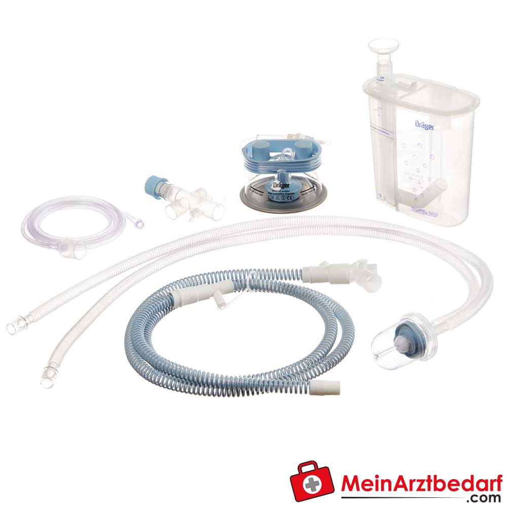 Dräger Seattle PAP Plus mit Bubble CPAP System.