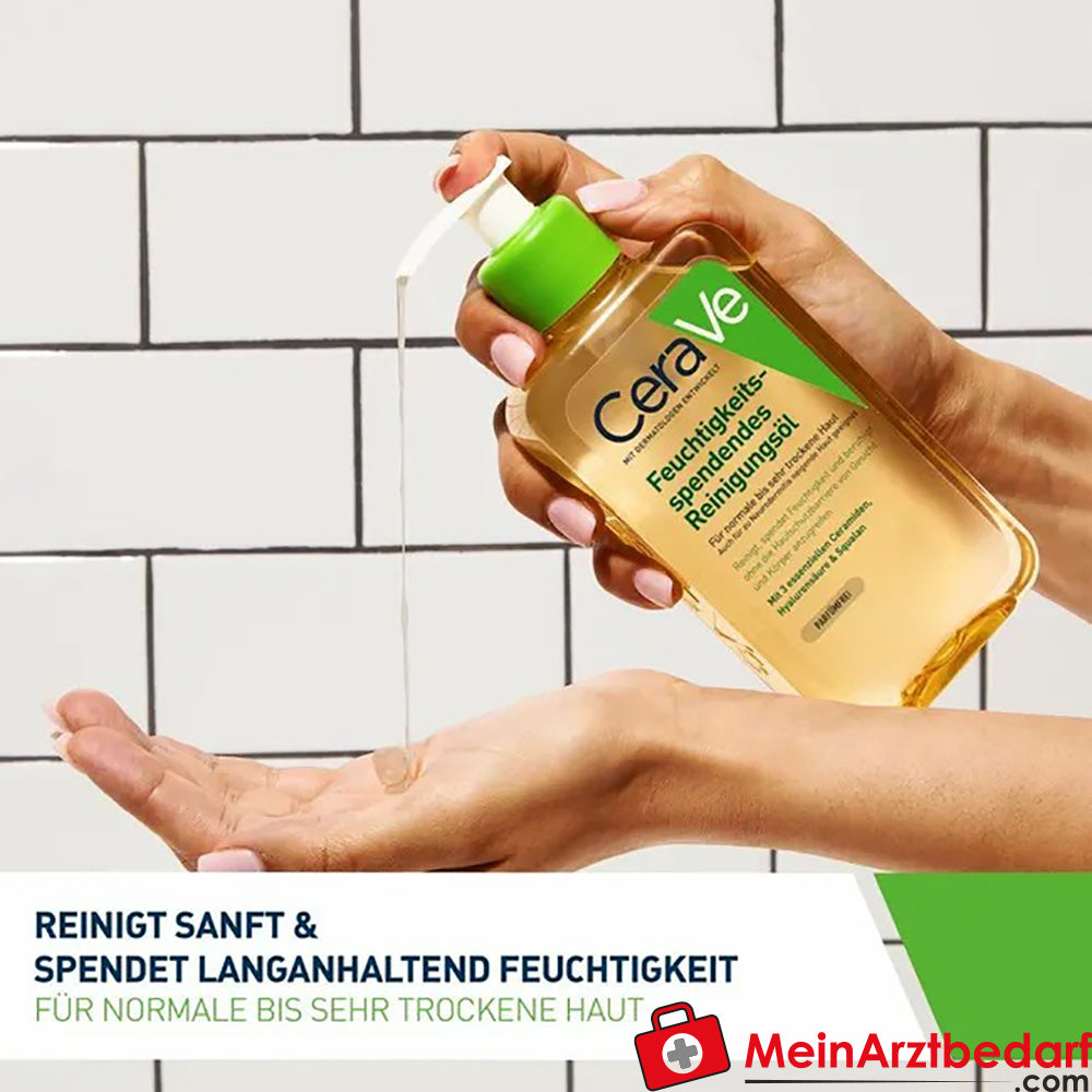CeraVe Feuchtigkeitsspendendes Reinigungsöl|für normale bis sehr trockene Haut, 236ml.