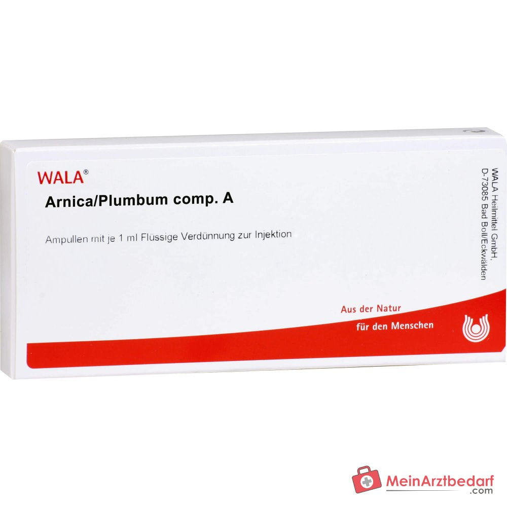 WALA Arnica/Plumbum comp. A, 10 x 1 ml Ampollas