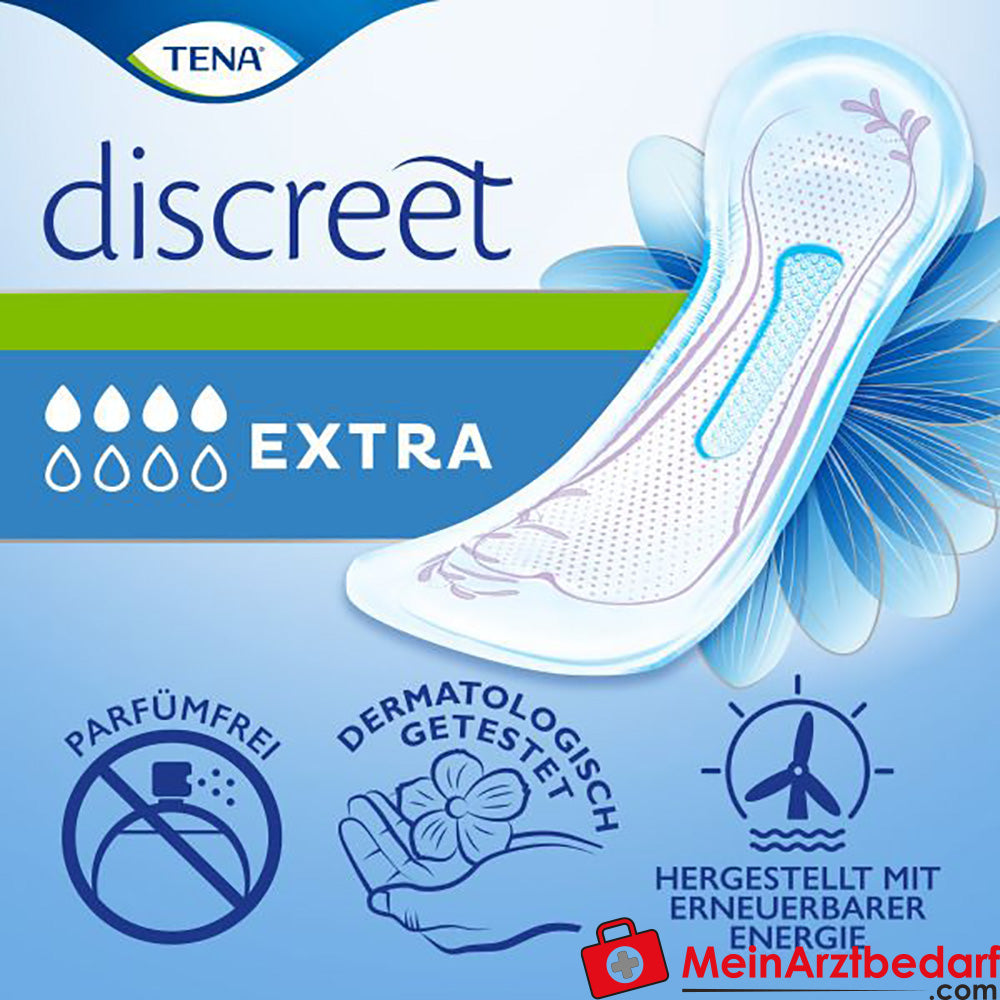 TENA Lady Discreet Extra Inkontinenz Einlagen.