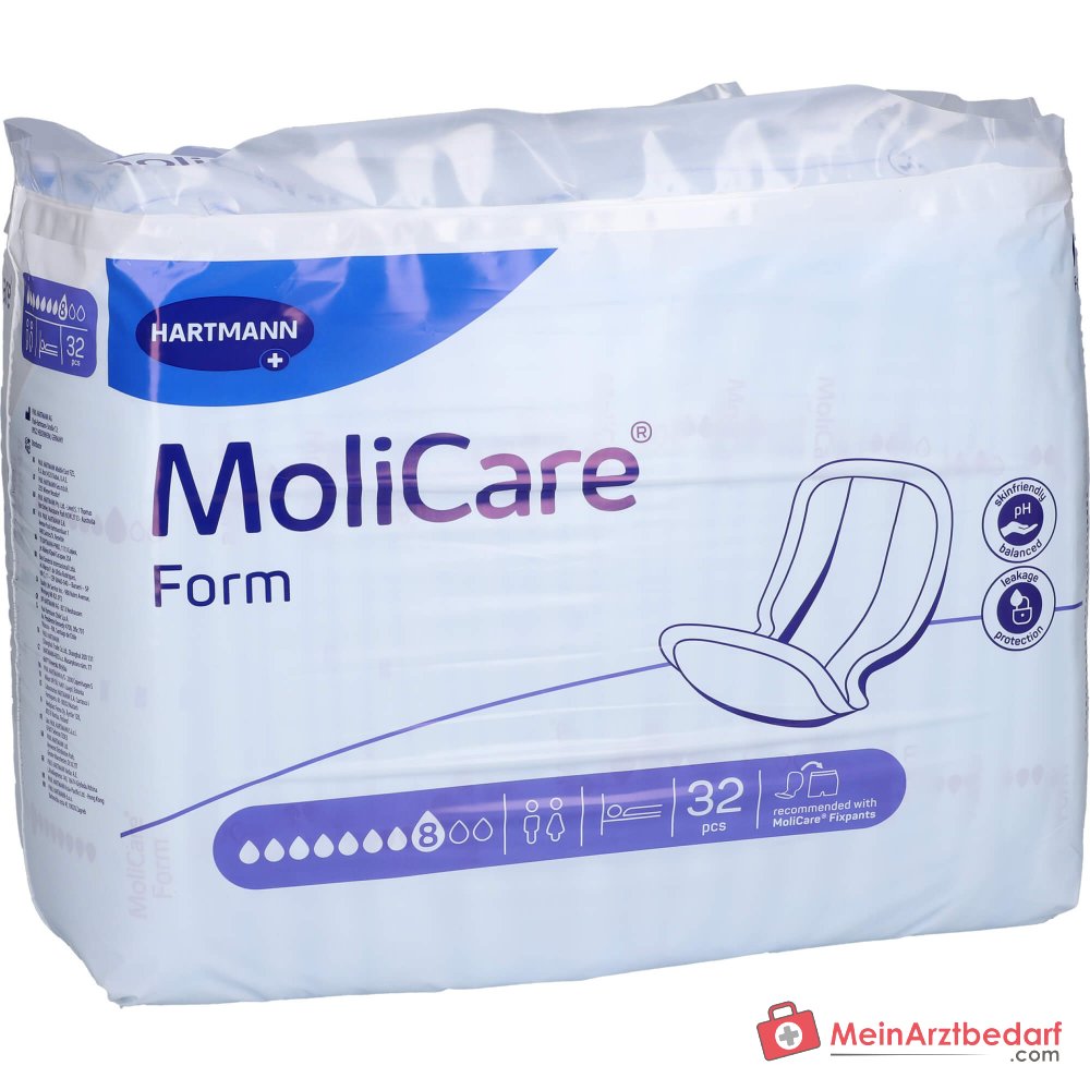 PAUL HARTMANN MoliCare Form 8 druppels incontinentieverbanden, 128 st.