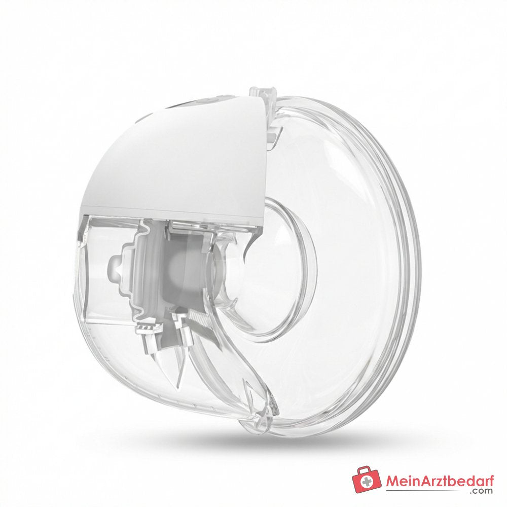 Momcozy M5 draagbare elektrische borstkolf 230g, 3 modi & 9 zuigstanden, 105° flenshoek, microtrillingen, handsfree, 24 mm flens, set van 2.