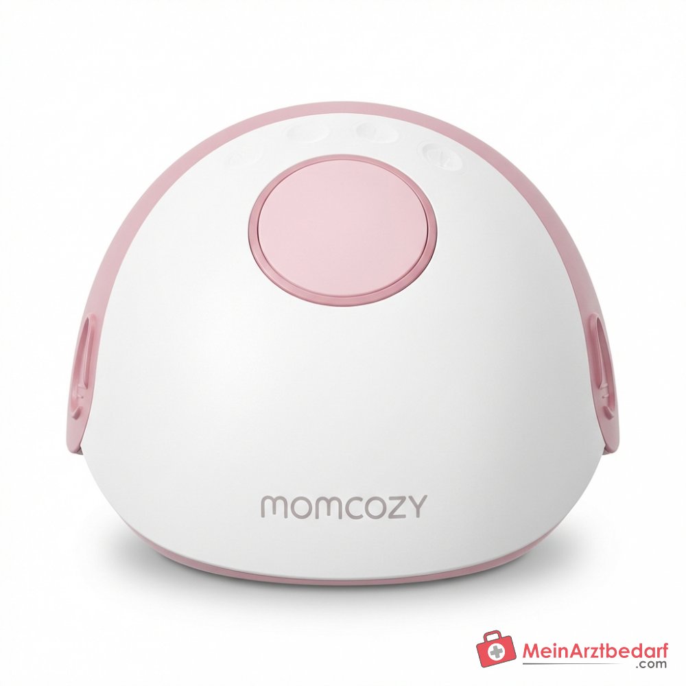 Momcozy Tire-lait mobile Style M6 double électrique mains libres portable avec 3 modes, 9 niveaux, bride DoubleFit, force d'aspiration de 295 mmHg, écran LED, capacité de 180 ml, ensemble de 2 pièces
