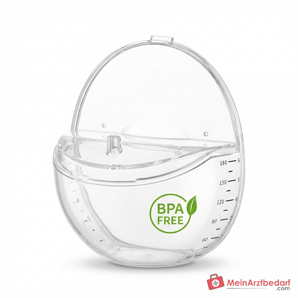 Momcozy Tire-lait mobile Style M6 double électrique mains libres portable avec 3 modes, 9 niveaux, bride DoubleFit, force d'aspiration de 295 mmHg, écran LED, capacité de 180 ml, ensemble de 2 pièces
