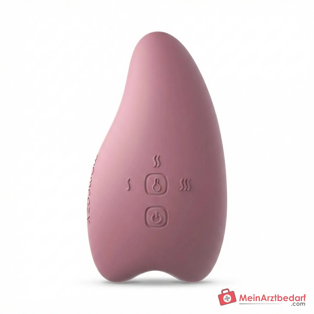 Appareil de massage pour lactation Momcozy 2-en-1 avec chaleur et vibration, 6 niveaux d'intensité, étanche IPX7, rechargeable par USB magnétique, Rose