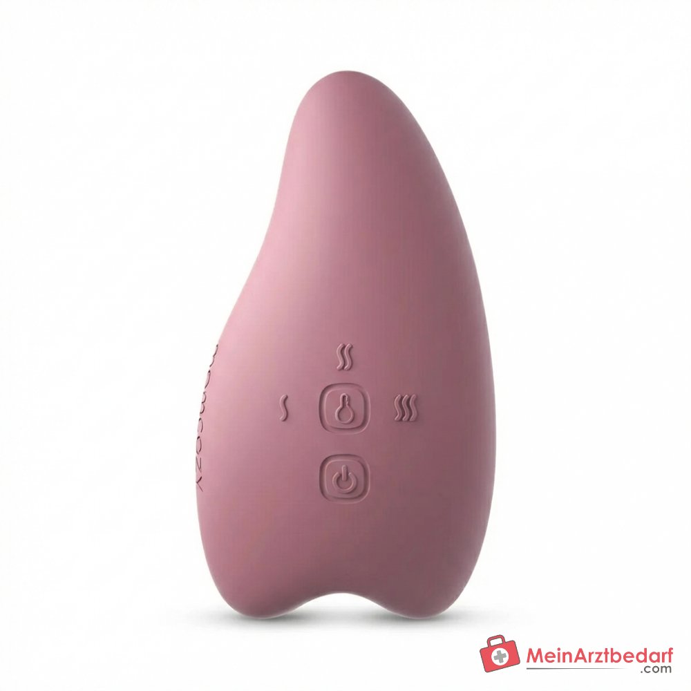 Momcozy urządzenie do masażu piersi 2 w 1 z funkcją podgrzewania i wibracji, 2 tryby, 6 poziomów intensywności, wodoodporność IPX7, magnetyczne ładowanie USB, wolne od BPA