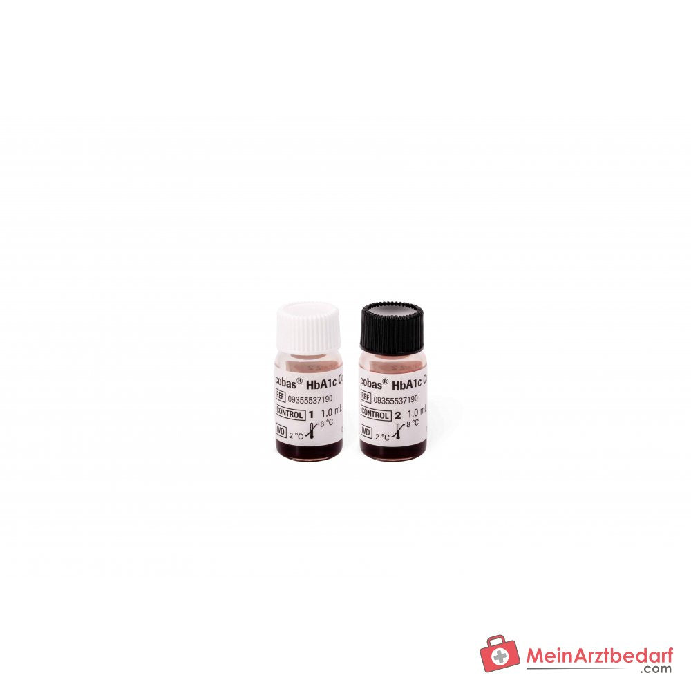 Roche cobas HbA1c Contrôle 4 x 2 ml pour cobas clic et cobas b 101