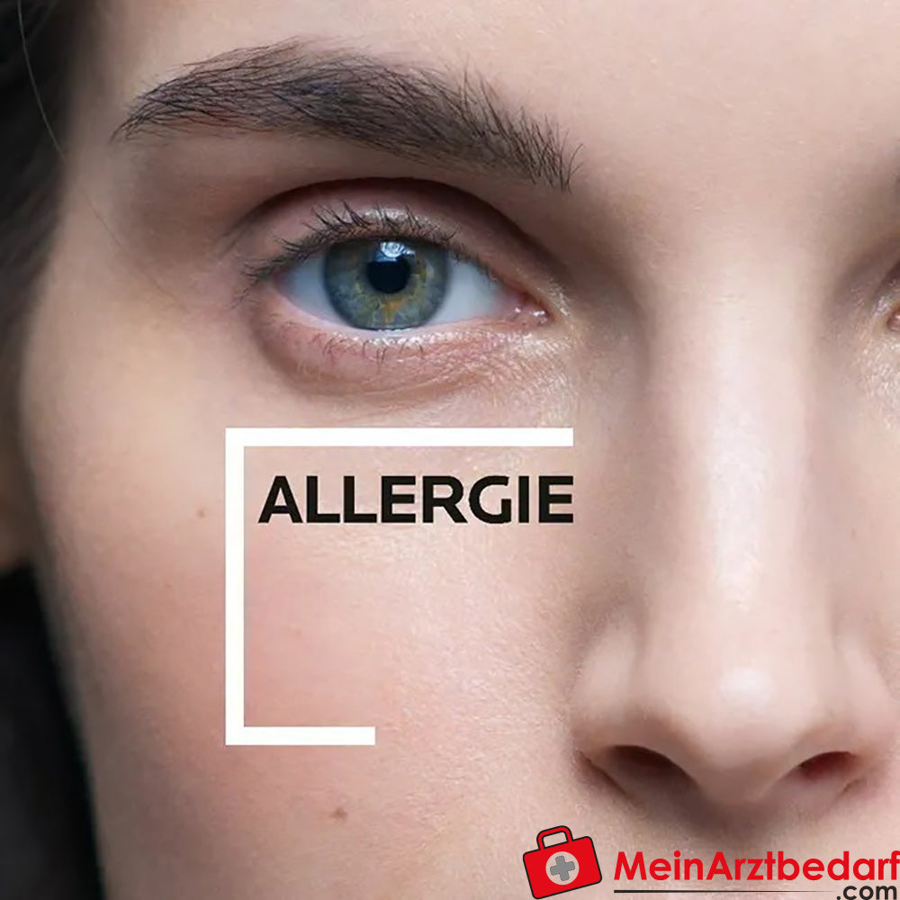 La Roche Posay Toleriane Dermallergo Nacht, Gesichtscreme bei trockener, empfindlicher und zu Allergien neigender Haut, 40ml.