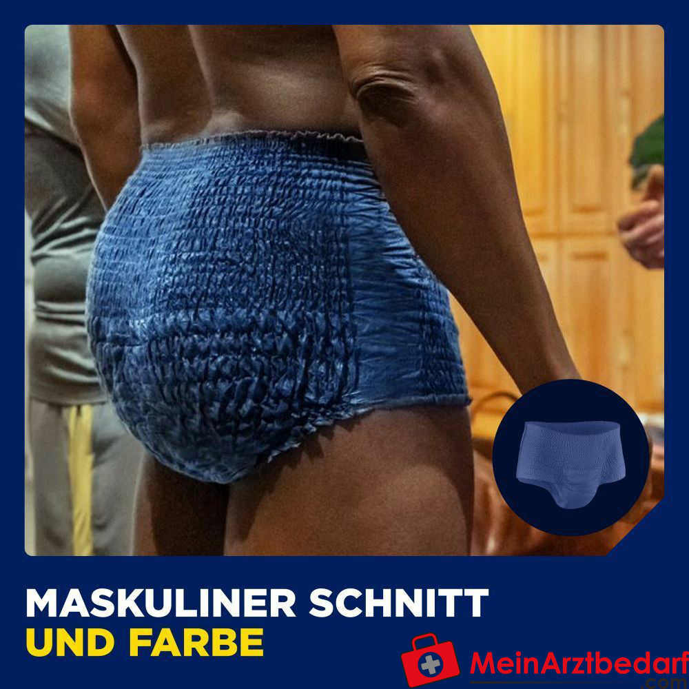 TENA Men Active Fit Pants Plus blau L/XL.