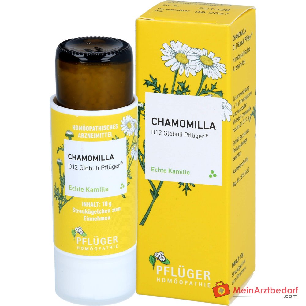 Pflüger Chamomilla recutita D12 Globules distributeur de doses 10 g