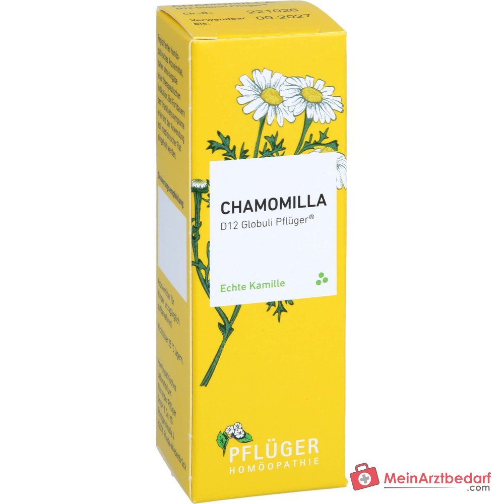 Pflüger Chamomilla recutita D12 Globulki dozownik 10 g