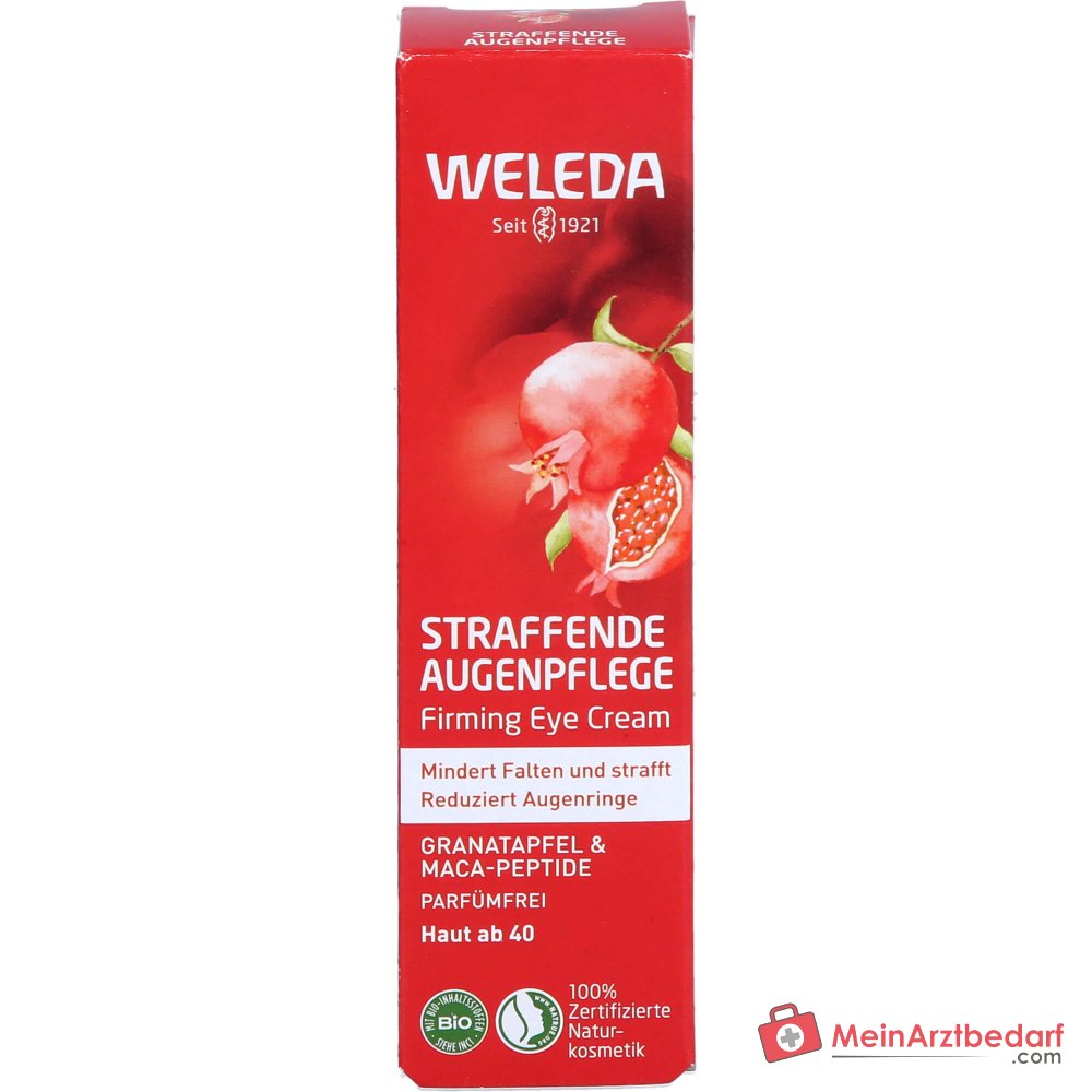 Weleda Soin Raffermissant pour les Yeux Grenade & Peptides de Maca, 12 ml