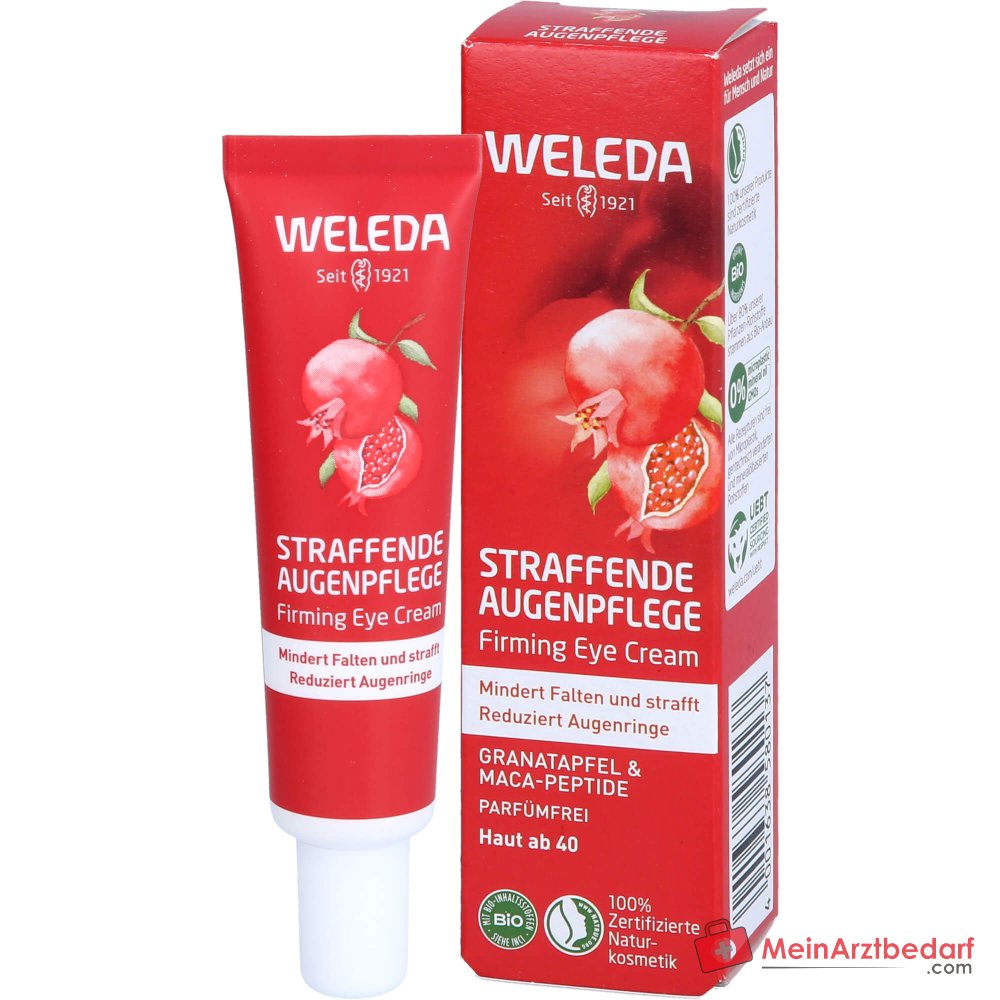 Weleda Soin Raffermissant pour les Yeux Grenade & Peptides de Maca, 12 ml