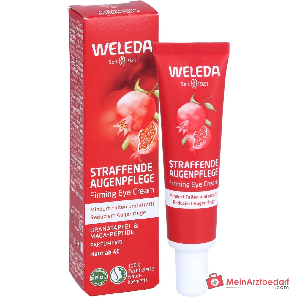 Weleda Cuidado Reafirmante para Ojos con Granada y Péptidos de Maca, 12 ml
