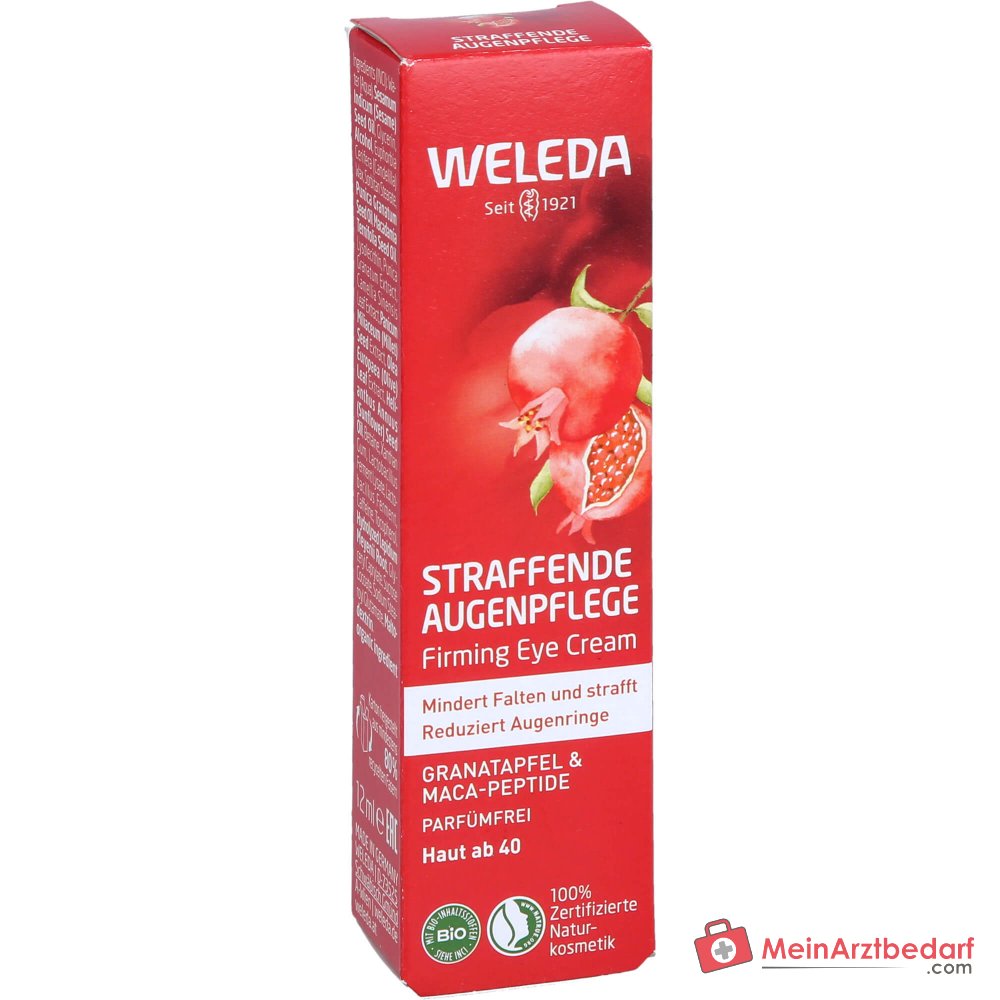 Weleda Cuidado Reafirmante para Ojos con Granada y Péptidos de Maca, 12 ml
