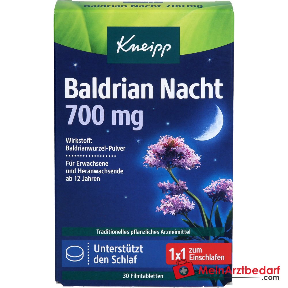 Kneipp Valerian Night 700 mg tabletki powlekane