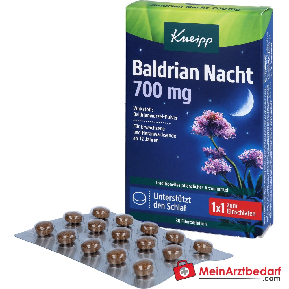 Kneipp Valerian Night 700 mg tabletki powlekane