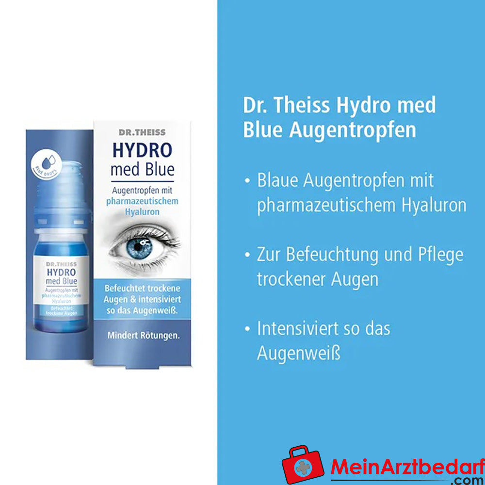 Dr. Theiss Hydro med Blue Augentropfen, 10ml.