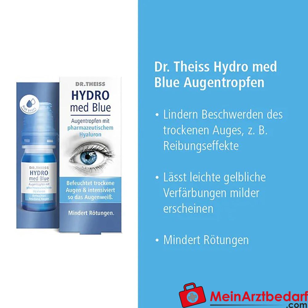 Dr. Theiss Hydro med Blue Augentropfen, 10ml.