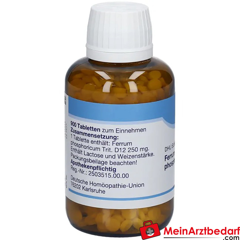 DHU Schuessler zout nr. 3 Ferrum phosphoricum D12 250 mg bolletjes