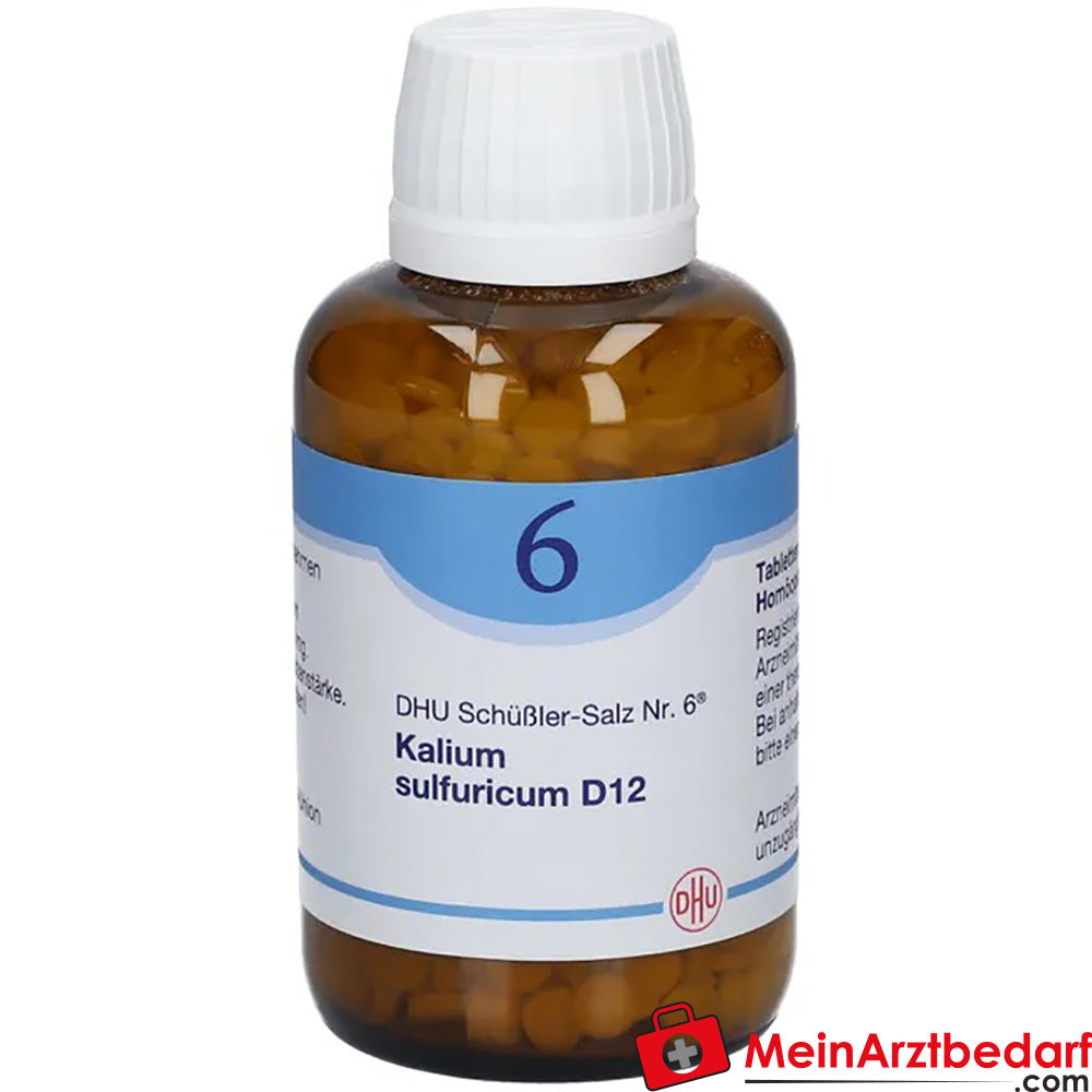 DHU Schuessler zout nr. 6 D12 kaliumsulfuricum hom. medicinale tabletten