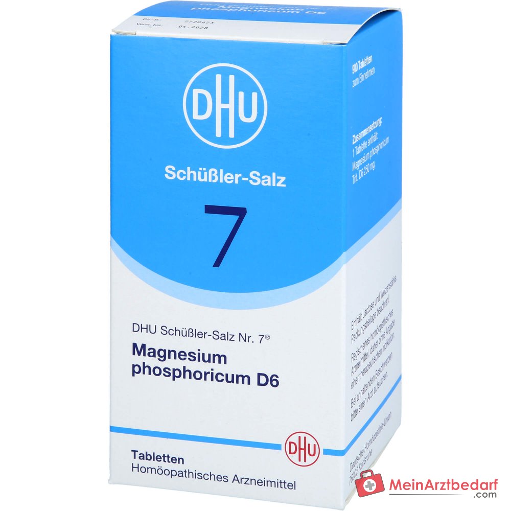 DHU Schuessler zout nr. 7 Magnesium phosphoricum D6 homeopathisch geneesmiddel
