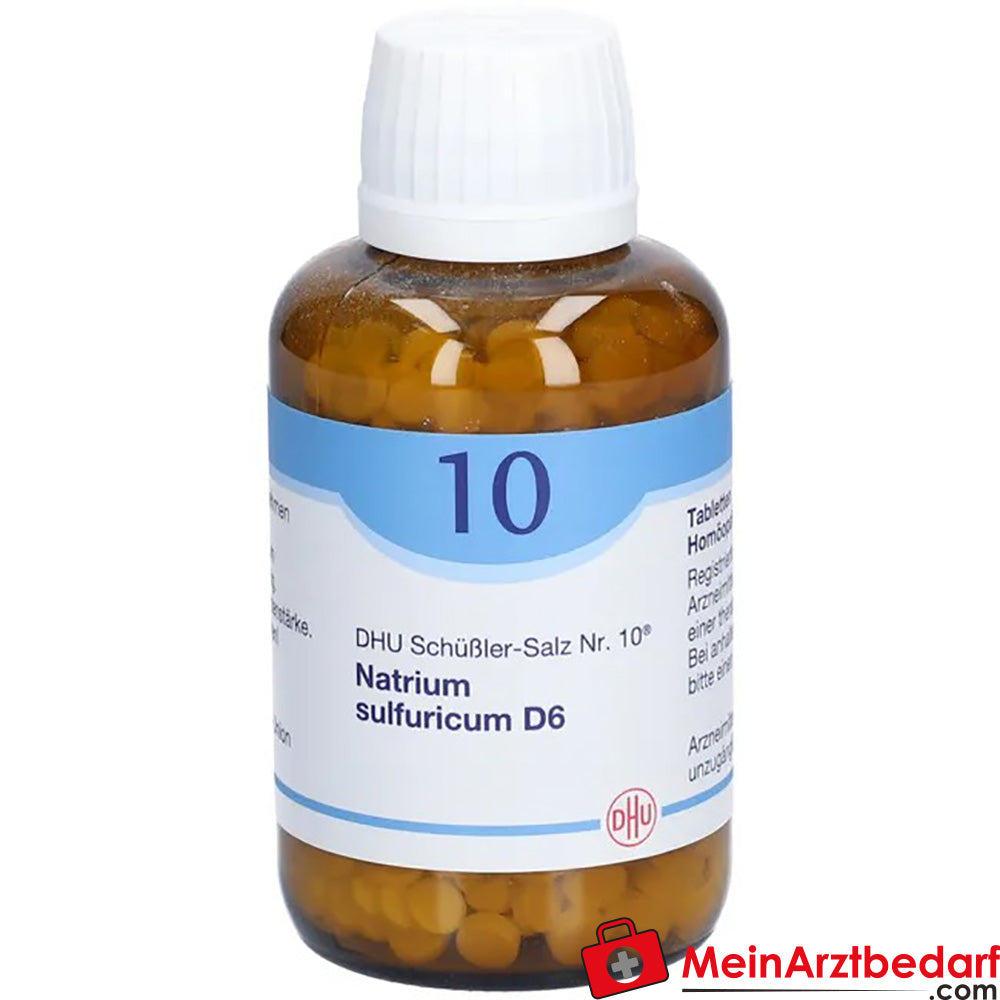 DHU Schuessler Salt No. 10 Natrium sulphuricum D6 tabletki 80 kapsułek
