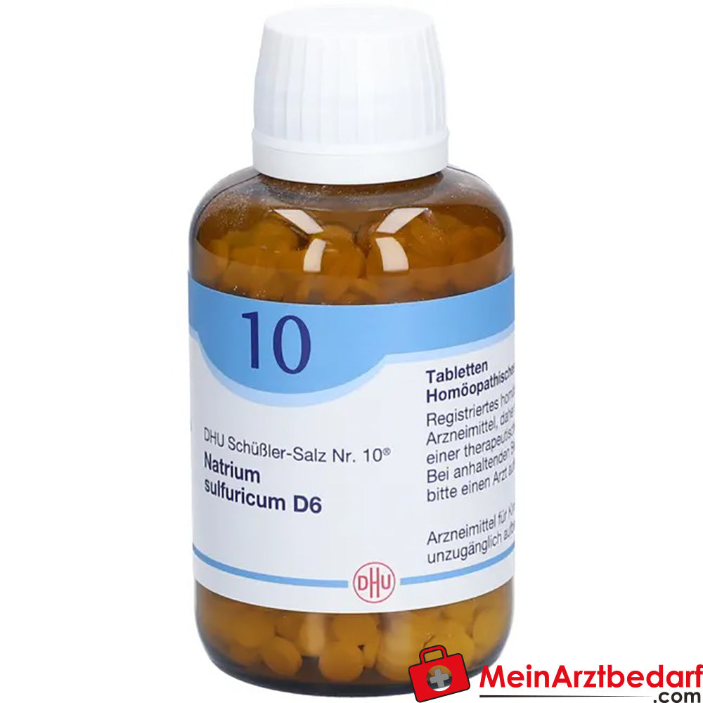 DHU Schuessler Salt No. 10 Natrium sulphuricum D6 tabletki 80 kapsułek
