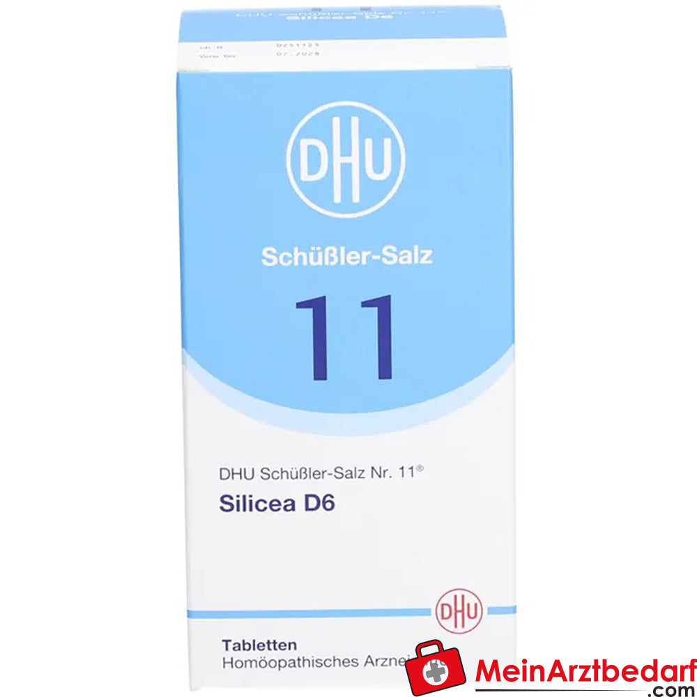 DHU Sel de Schüssler No 11 Silicea D6 250 mg comprimés 80 pièces