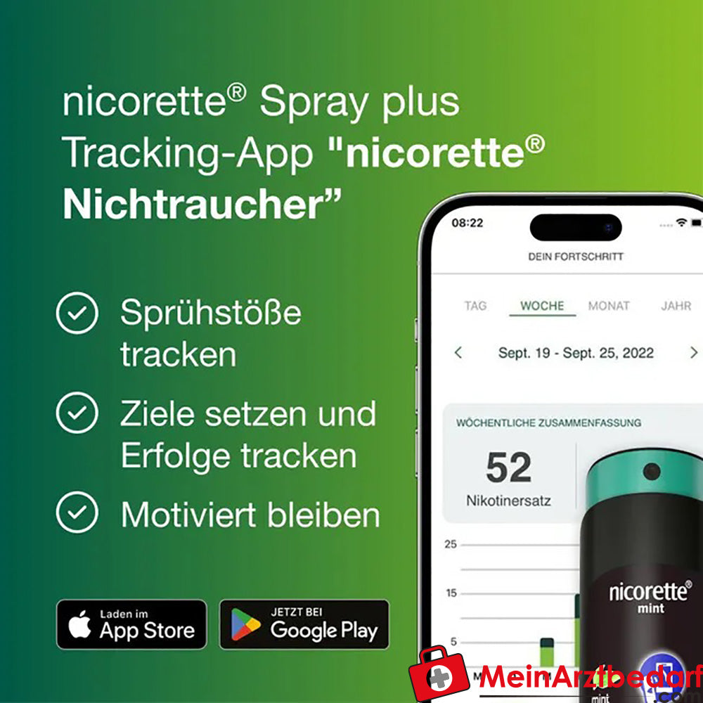 Nicorette® Fruit & Mint Spray, 1 St..