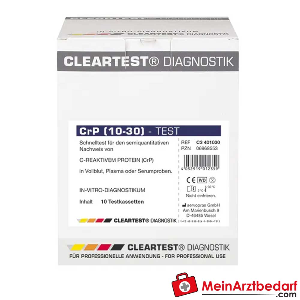 Cleartest CRP (10/30) oder (10/60) Entzündungsparameter Schnelltest.