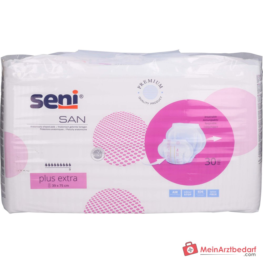 seni SAN extra plus Inkontinenzvorlage 37 x 69 cm