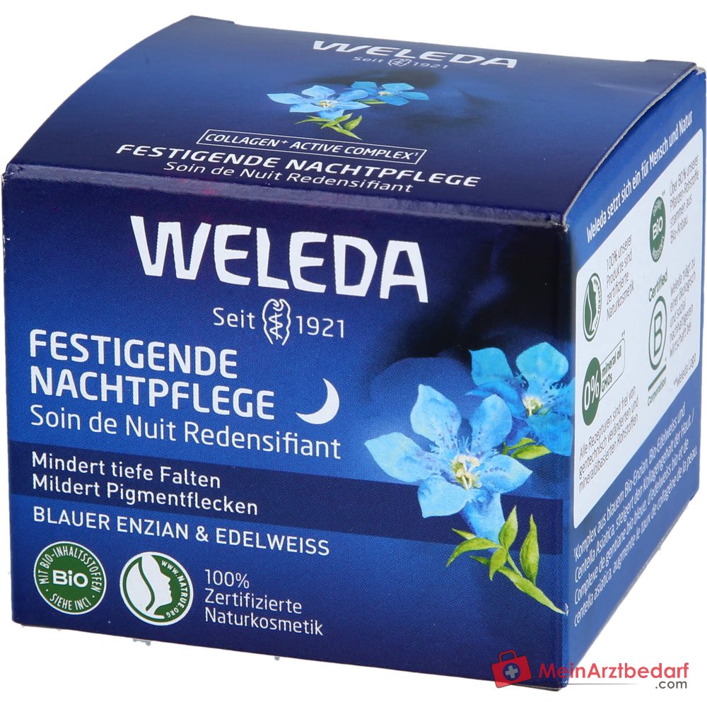 Weleda Ujędrniająca Pielęgnacja Nocna Niebieski Krem, 40 ml