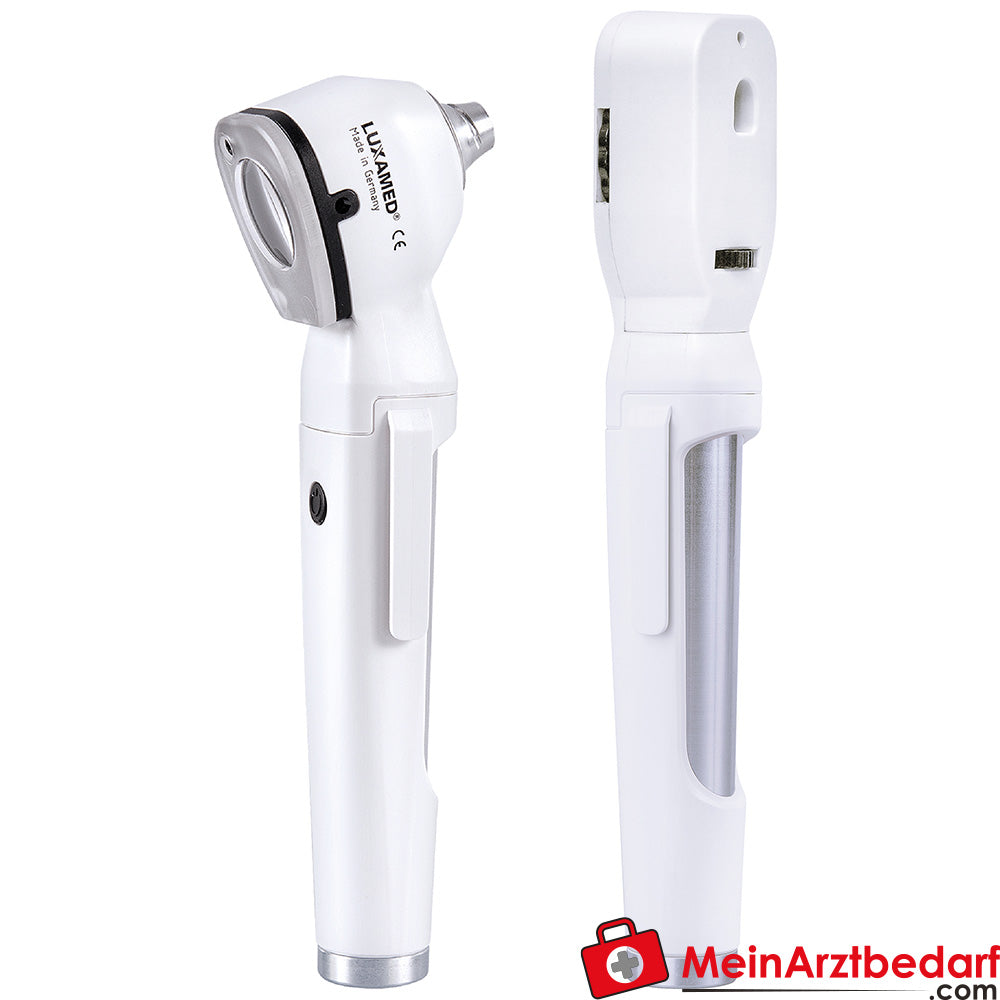 LUXAMED LuxaScope Auris Set LED 3.7 V (aufladbar), inkl. USB-Ladegerät EU/UK/US, (Otoskop + Ophthalmoskop + 2 Griffe).