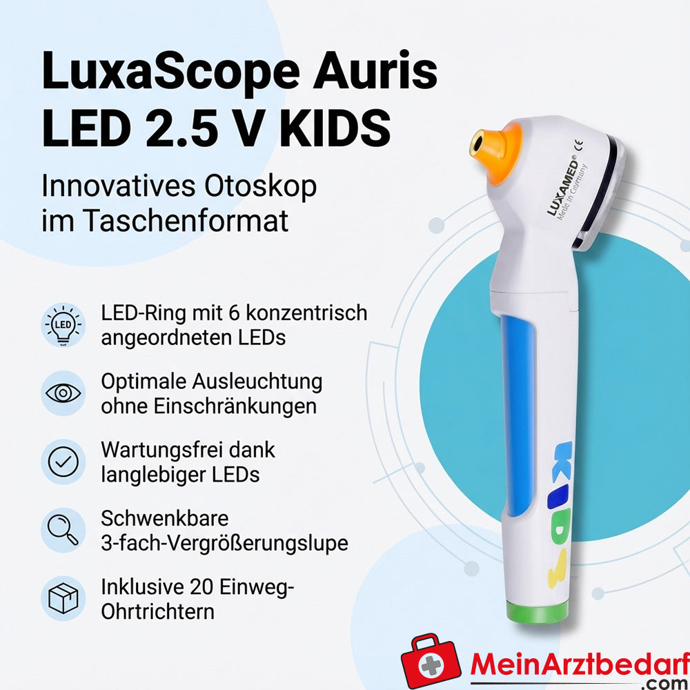 LUXAMED LuxaScope Auris LED 2,5 V, NIÑOS