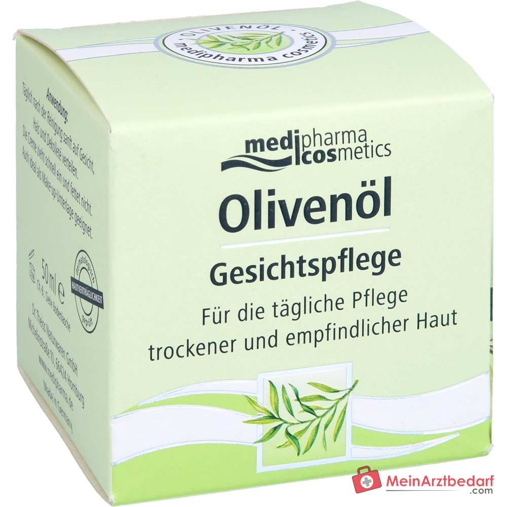 medipharma cosmetics Olivenöl Gesichtspflege Creme, 50 ml