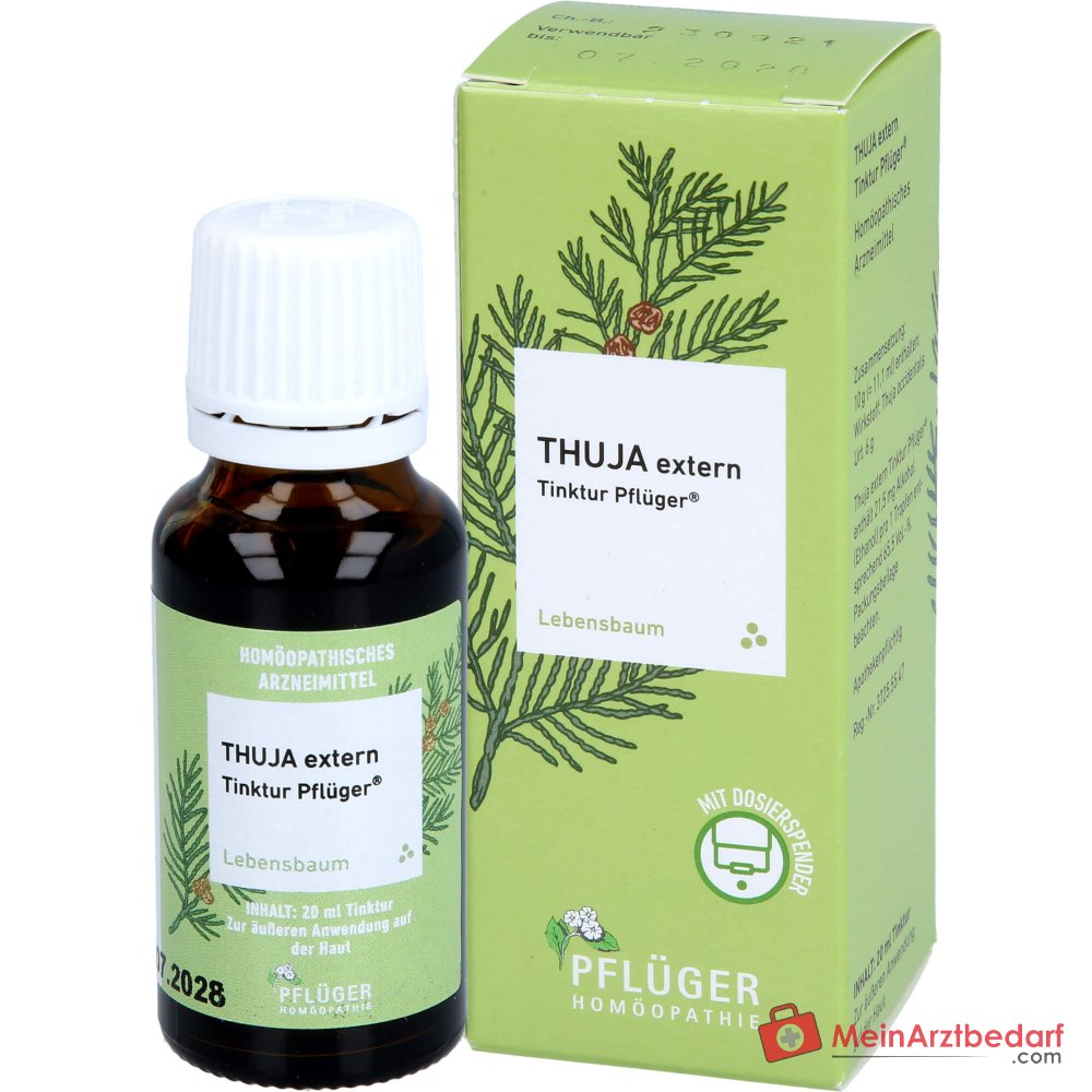 Pflüger Thuja extern nalewka Thuja occidentalis nalewka macierzysta, 20 ml