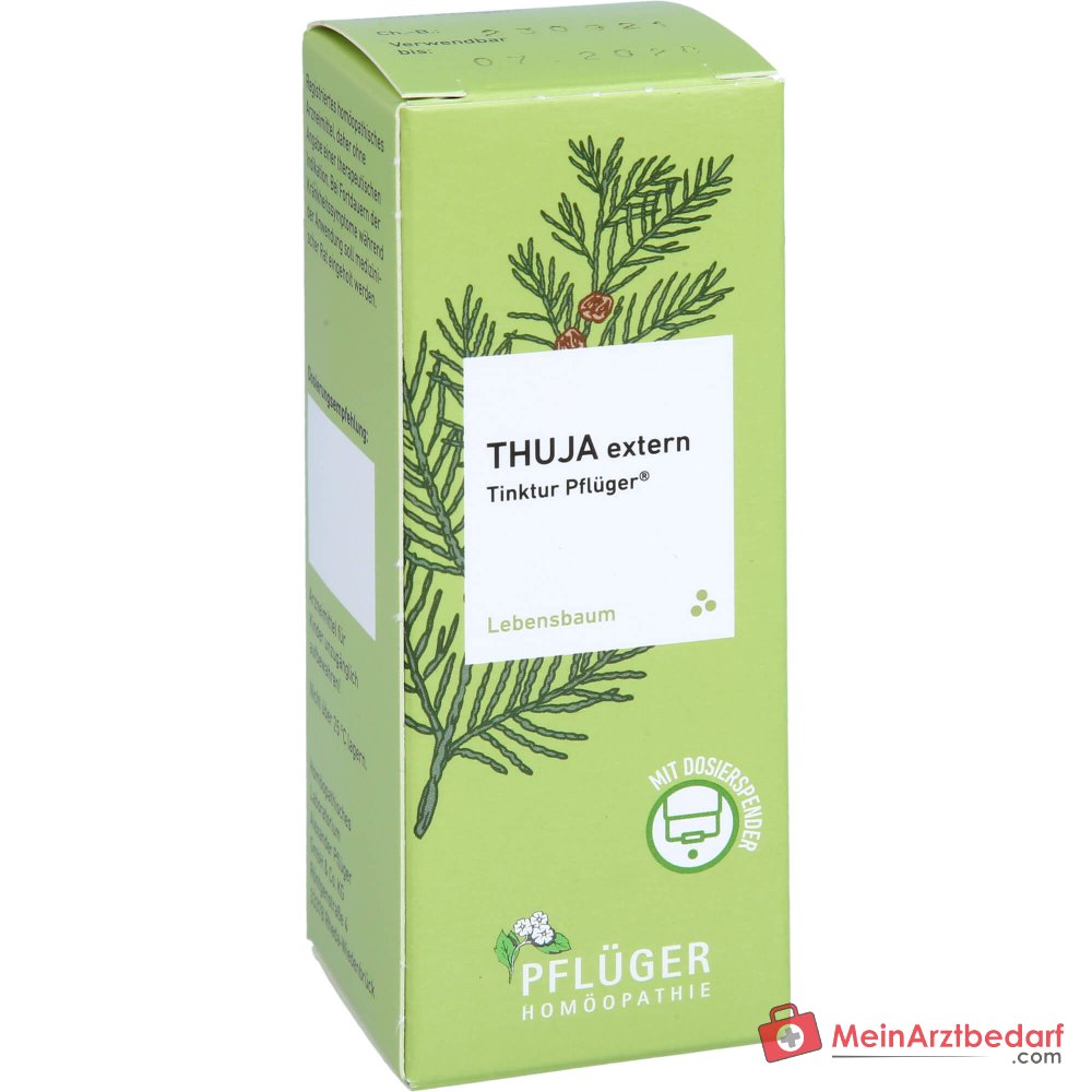 Pflüger Thuja esterno tintura Thuja occidentalis tintura madre, 20 ml