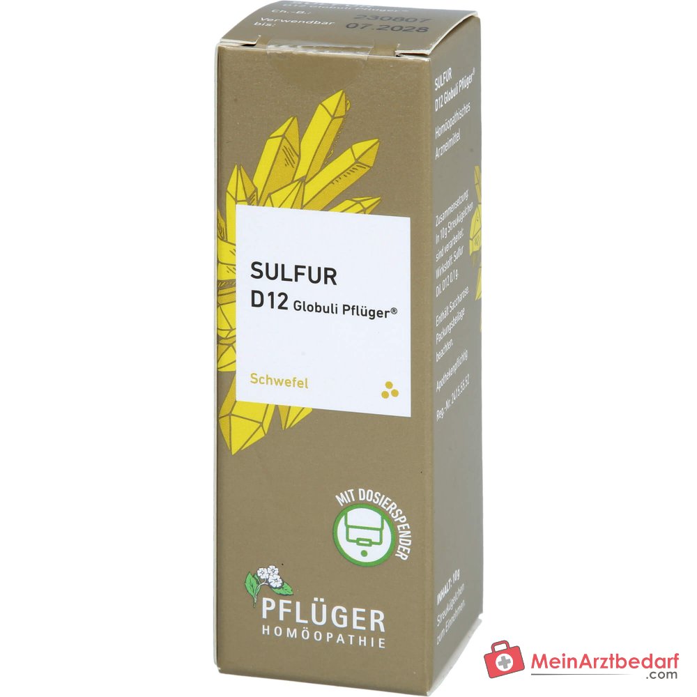 Pflüger Soufre D12 Globules 10 g