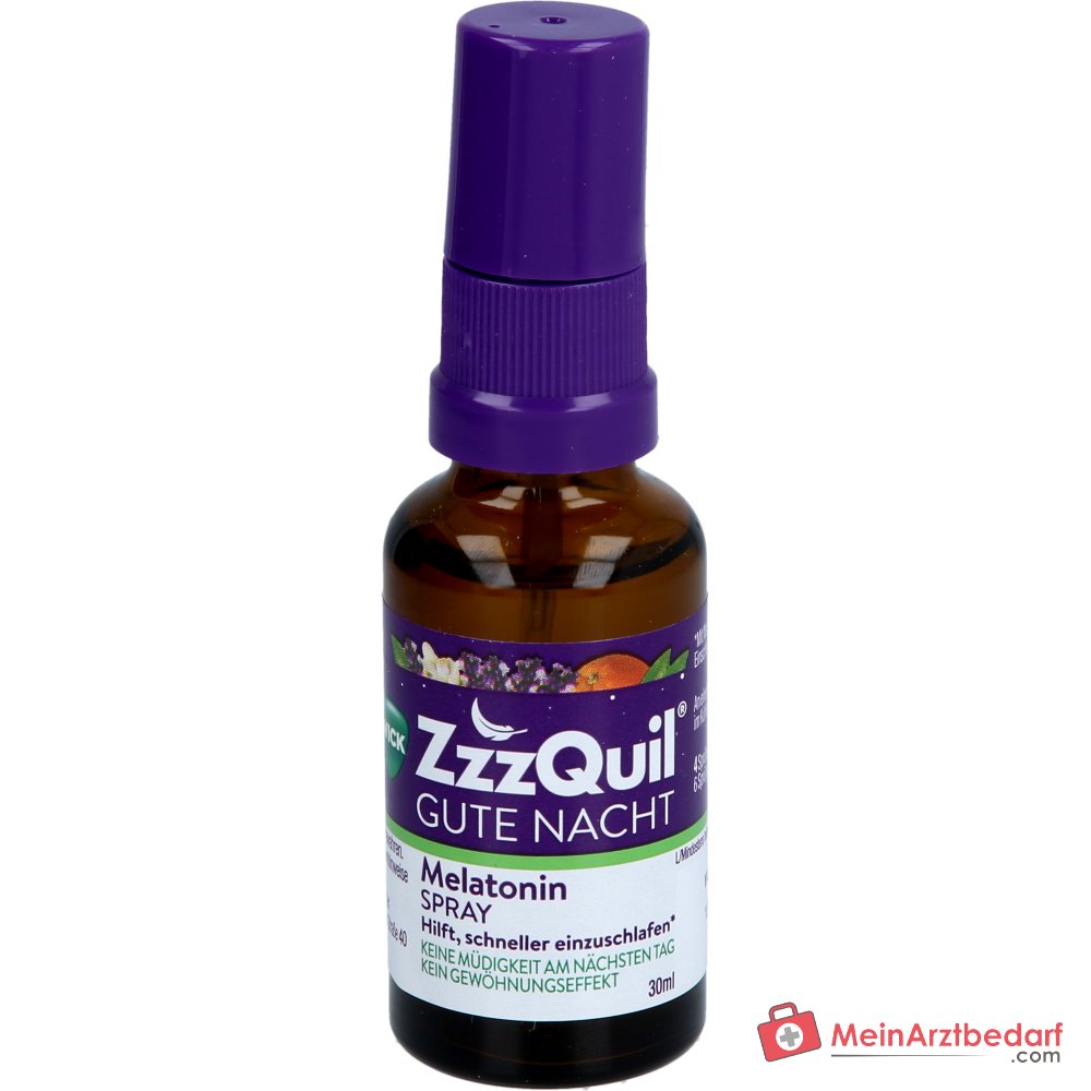 WICK ZzzQuil Good Night Spray Melatonine 1-1,5 mg per dosis Slaapspray 30 ml