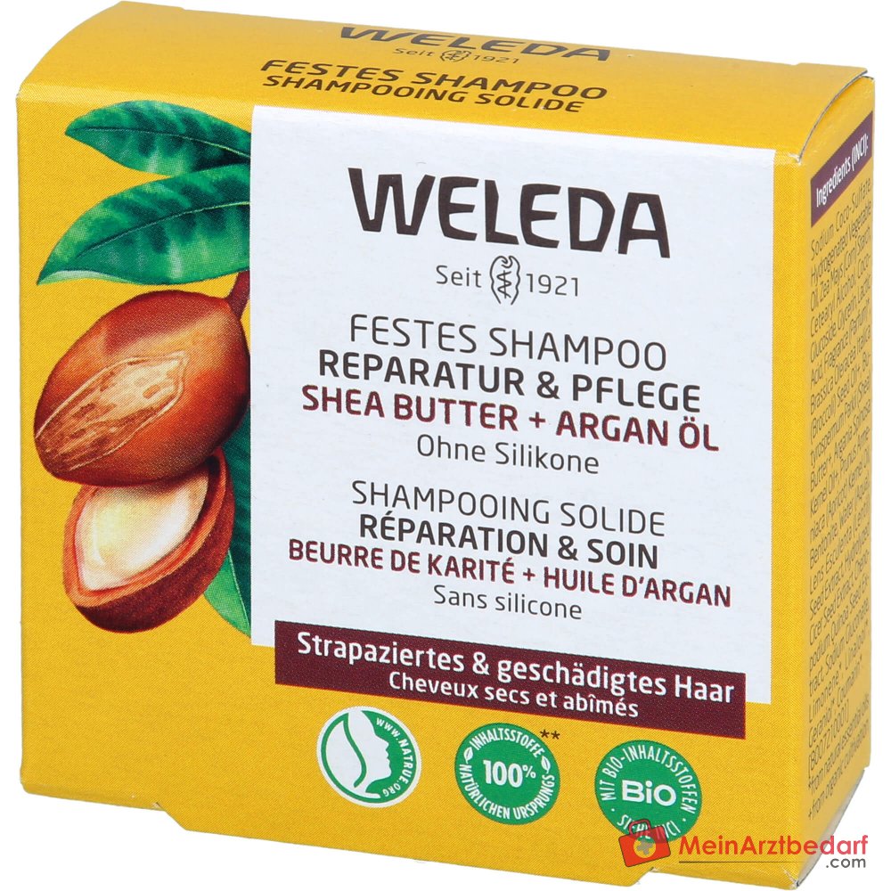 Weleda Shampoo Solido Riparazione & Cura, 50 g