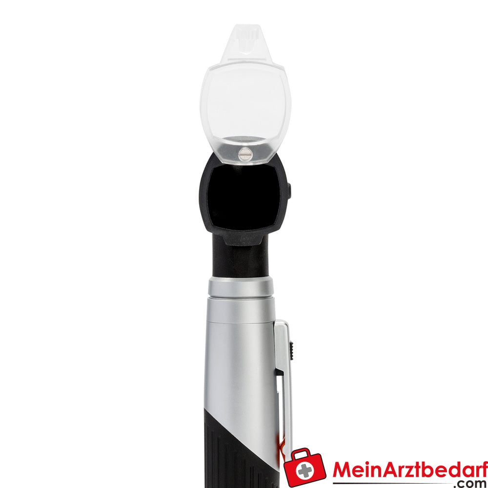 HEINE mini 3000 LED F.O. Otoskop, Batteriegriff.