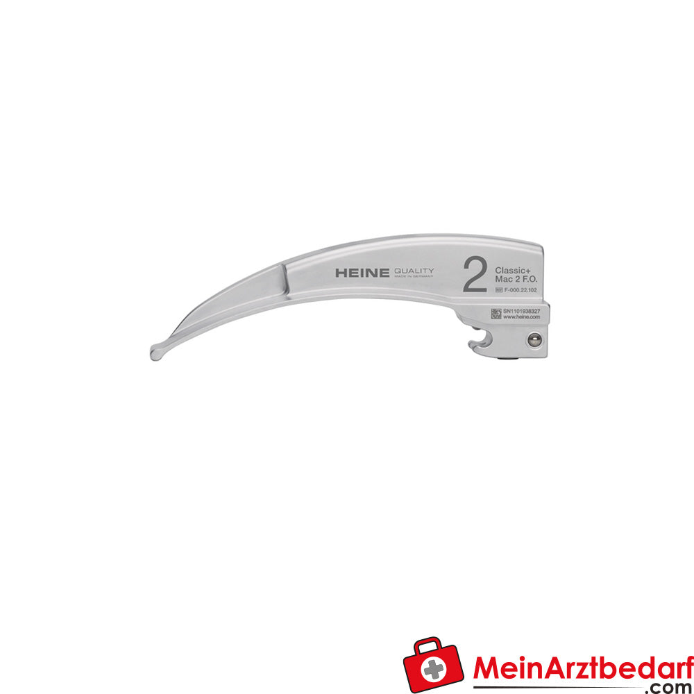 HEINE Classic+ Fiber Optik (F.O.) Spatel nach Macintosh.
